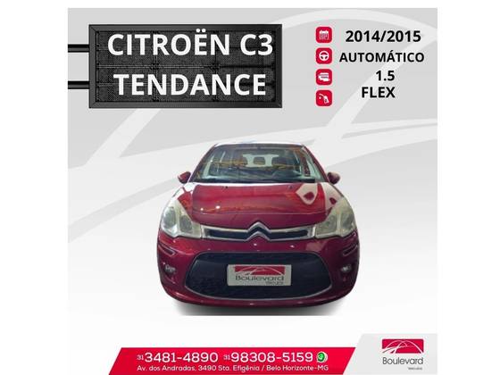 CITROËN C3 1.6 TENDANCE 16V FLEX 4P AUTOMÁTICO CITROËN C3 1.6 TENDANCE 16V FLEX 4P AUTOMÁTICO